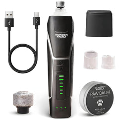 Wonder Family dog nail grinder with 6-speed quiet operation for stress-free at-home grooming.