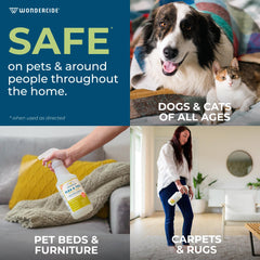 Wondercide kennel or cat condo application helps maintain pest-free pet environments