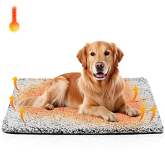 WONONE self-warming pet pad with soft plush surface for cozy crate naps.