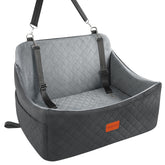 Wooaidagg dog car seat memory foam cushion supports comfort on long drives.