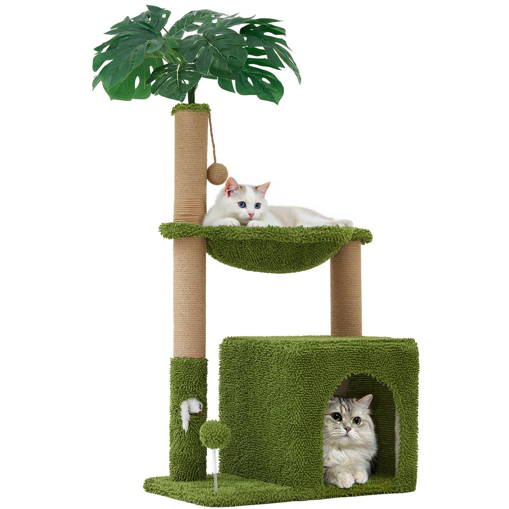 Woochpet 37-inch cat tree top condo offers cozy hideaway for naps and play