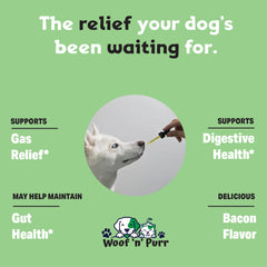 Woof 'n' Purr bacon-flavor tincture helps entice dogs during dosing.