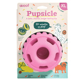 WOOF Party Pupsicle open design in pink ready for filling boosts interactive play