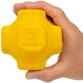WoofBite Indestructible Jumping Jack Toy top view shows rugged durability for aggressive chewers.