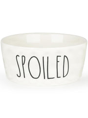 WoofinPets 70OZ ceramic bowl with large capacity for longer meals and fewer refills