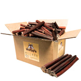 Woofley's 6-inch collagen sticks packaging closeup with 100-count bulk.