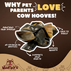 Woofley's Cow Hooves single ingredient chew for easy digestion
