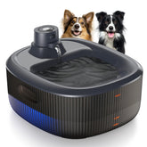 WOPET wireless dog fountain front view demonstrates easy-access hydration.