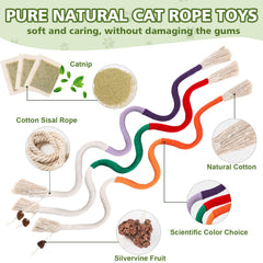 Palitos de silvervine WOUSEDO para gatos, promueven la salud dental
