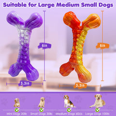 WOWBALA 6-inch nylon bone toy supports long-lasting chewing sessions.