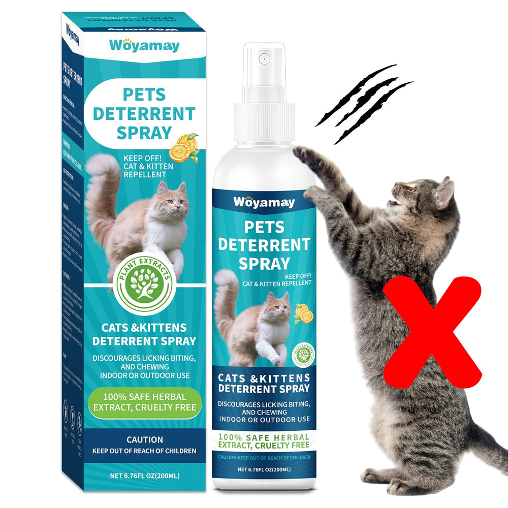 Woyamay cat-deterrent-spray bottle helps protect furniture from scratches