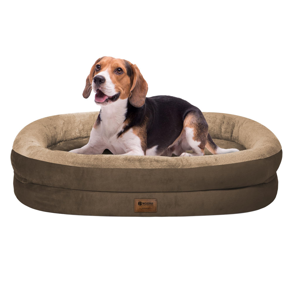 WOZOKE orthopedic egg crate foam supports joints for comfortable daily rest.