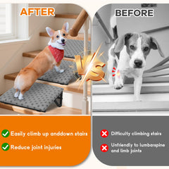 WPVPaw dog ramp rubber-pads prevent sliding on hard floors.