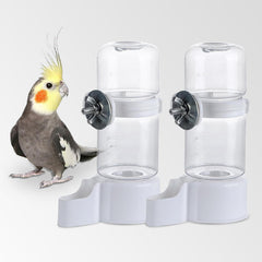 WQY GroceryShop automatic bird water feeder 2pcs keeps cages hydrated with easy installation.