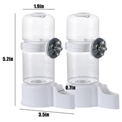 WQY GroceryShop water dispenser for cage delivers clean water with gravity flow.