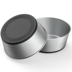 WROSWT 304 stainless steel dog bowls set-2 highlight robust rust resistance for lasting meals.