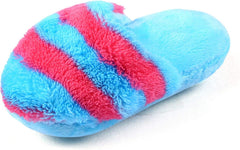 Wsjiabofux blue plush slipper dog-cat toy for interactive play and cuddly moments.