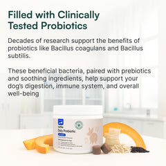 Wuffes Daily Probiotic pack-of-2 highlights convenient, ongoing gut health support.