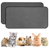 WUFFLYDRY guinea pig liner with absorbent layer keeps bedding dry.