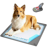 Wuquperf pee pad holder with magnetic clamps keeps pads flat for secure training sessions.