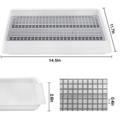 WUWEOT low-entry guinea pig litter box enables simple entry for small pets.