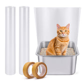 WYLUNBI Cat Litter Box Pee Shield one-piece seamless design blocks leaks