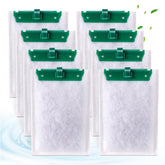 xbbwmrs 8 count medium filter cartridge packaging shows ready-to-use replacement for Whisper filters