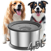 Xetino 4.5L dog water bowl shows large capacity for multi pet homes and steady hydration