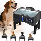 Xetino elevated dog water fountain offering ergonomic drinking height for dogs of all sizes.