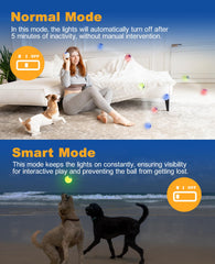 Xeuch LED dog ball blue charging module enables quick Type-C charging.