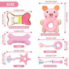 XGDMEIL plush squeaky toy 1 encourages interactive fetch and chew.