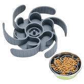 XIAOZHIHUI slow feeder bowl insert top view highlights compact, paced-meal design
