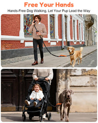 XiaZ Hands Free Leash waist mode keeps hands free during runs