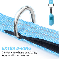 XiaZ long dog leash uses a rotatable hook for easy attachment and reliable control.