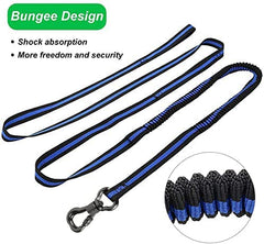 XiaZ eight foot nylon bungee runner showing elastic stretch for smooth movement