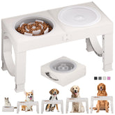 XiaZ slow feeder bowl stand with foldable legs enables easy travel and storage