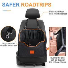 XIEEAOZEE car seat cover removes for washable cleanup after adventures.