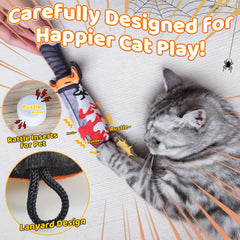 XIFOWE Catnip Toys rattle-sound captures attention during interactive sessions.