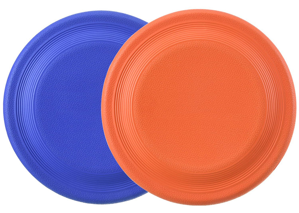 XIGOU Dog Flying Disc 2-pack made with durable EVA material for long-lasting fetch