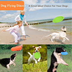 XIGOU dog flying disc interactive play for training and fitness in any terrain