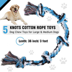 XIGOU rope toy for aggressive chewers shows near-indestructible strength during intense play sessions