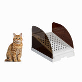 Xinhoonfei plastic inclined steps for small-litter-box reduce tracking and mess