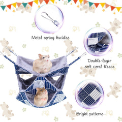 XINRUI 3-Tier Hammock interior layer demonstrates multi-level play.