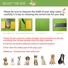 Xiugou Care dog shoes show non-slip sole for safe indoor traction.