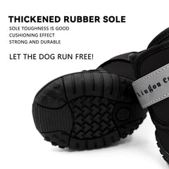 Xiugou Care dog shoes with adjustable Velcro straps for secure fit.