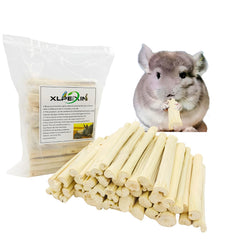 XLpeixin bamboo chew stick for rabbits: natural dental wear and satisfying gnawing.