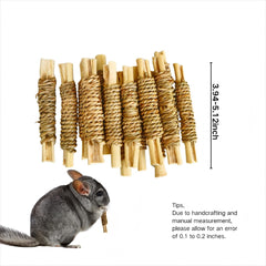 XLpeixin small animal chew toys variety offers 15-pack for guinea pigs and more.