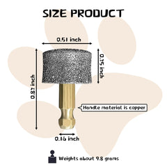 Xokipol dog nail care tool—versatile for polishing nails, cleaning, and detail work.