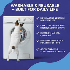 XOX Lovestoree reusable pee pad machine-washable keeps pads durable after many laundry cycles.