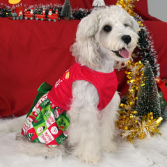 XPUDAC dog photo-friendly dress, breathable material for comfortable wear.